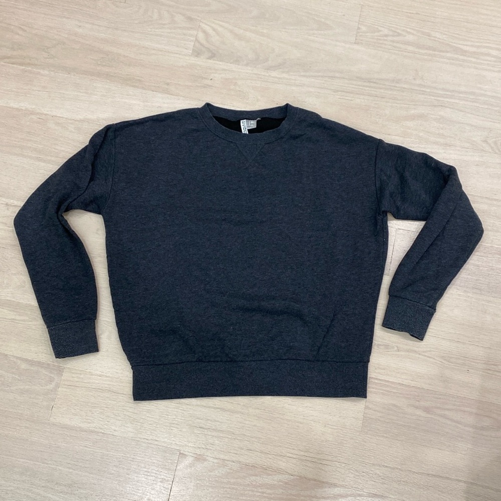 H&M Divided Crewneck - Small - Charcoal Gray